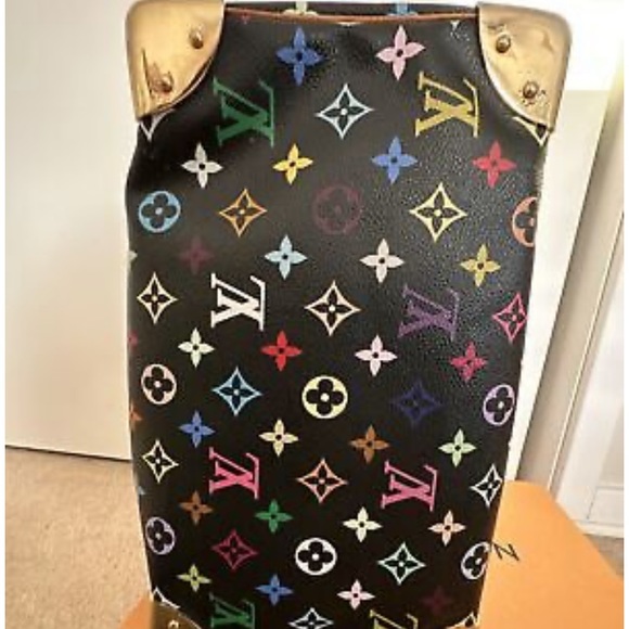 Louis Vuitton black noir multicolor speedy 30 Takashi Murakami 💯 % authentic - Picture 3 of 16